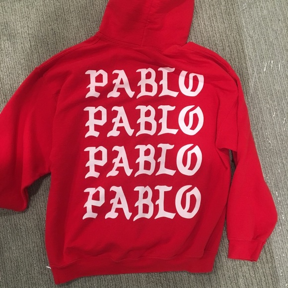 i feel like pablo red hoodie